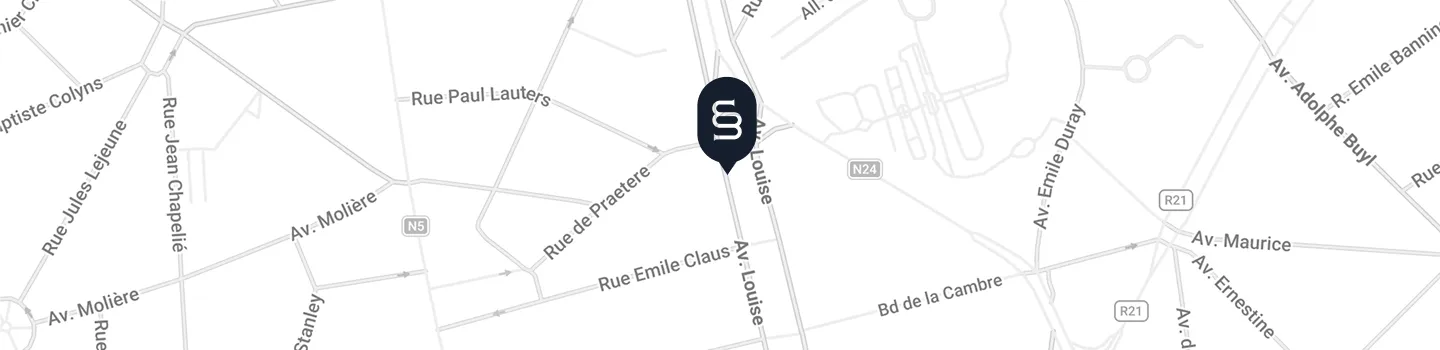 Carte montrant la localisation de l'étude notariale